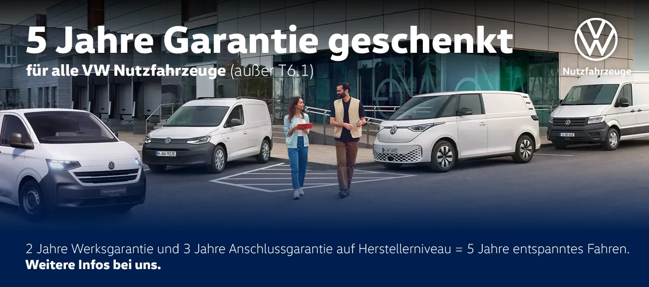 VW NFZ 5 Jahre Garantie geschenkt