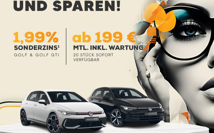  Volkswagen Golf 1,99%